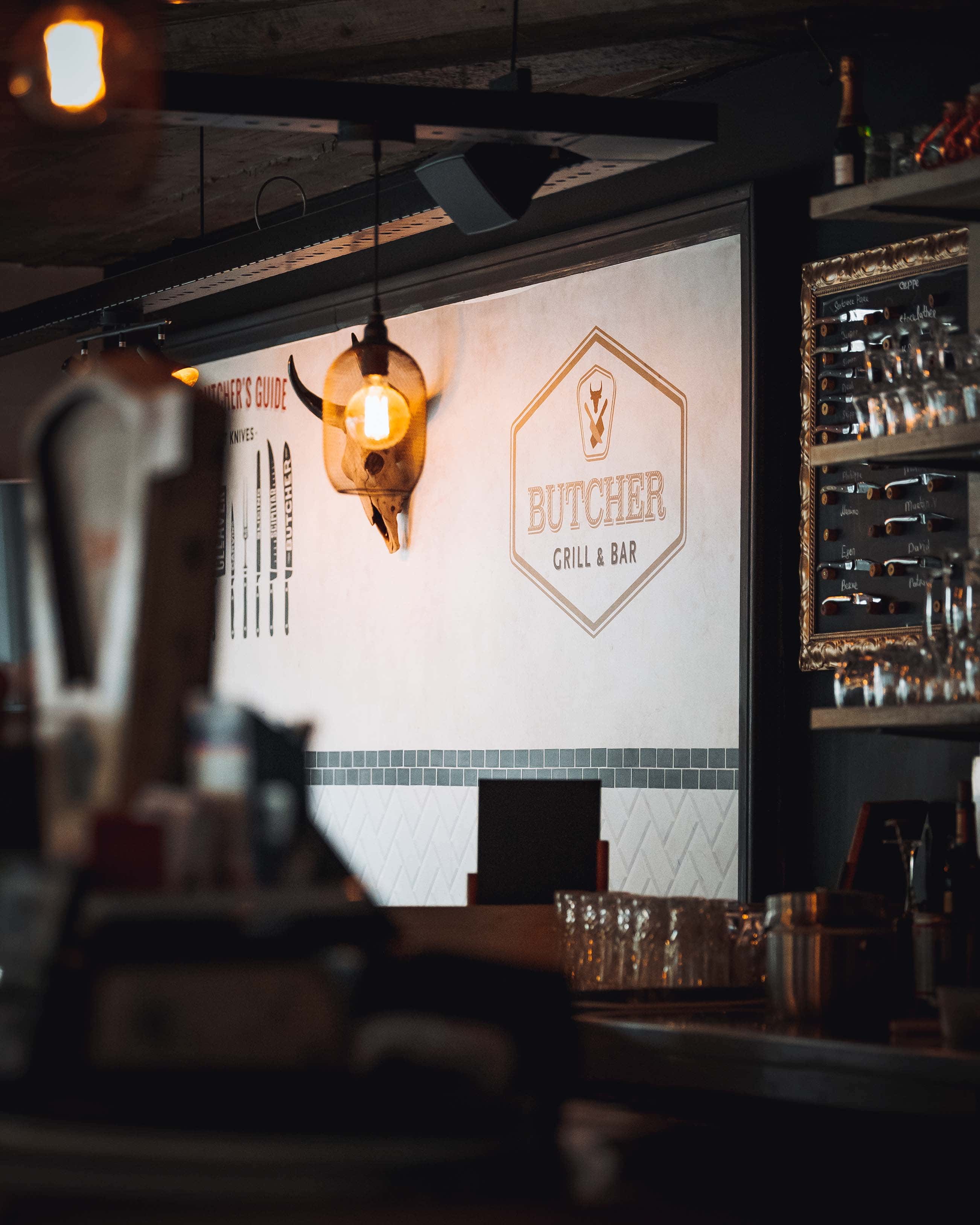 butcher grill, interieur bar — graffo fotografie